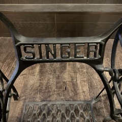 リメイク　シンガー　ミシン台