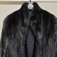ミンク毛皮 13号 ファーコート ミドル丈 査定済