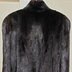 ミンク毛皮 13号 ファーコート ミドル丈 査定済