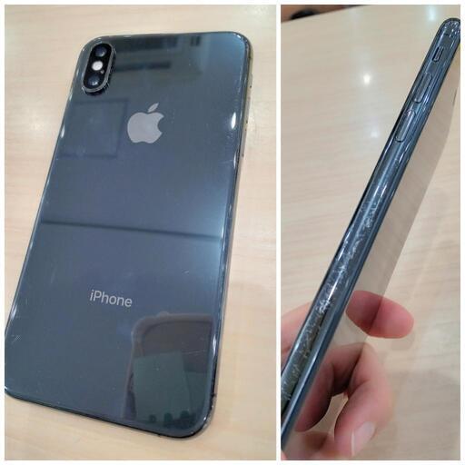 ☆【iPhone】iPhoneXS256G スペースグレイクリアケース付き(未使用)SIM