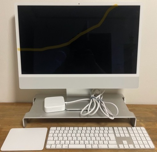 【おまけ付き】iMac 2021  M1  SSD516 メモリ16GB　箱無し