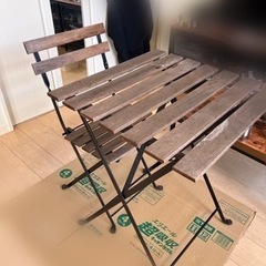 IKEA イケア　屋外用テーブル&チェアセット