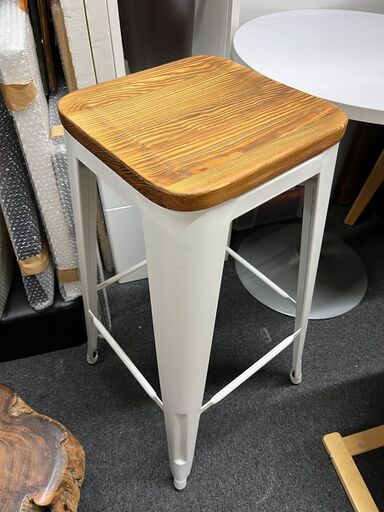 カウンターチェア ハイチェア BARチェア ホワイト 白 スツール バース