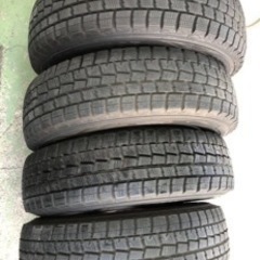 165/70R14スズキ純正　エンケイ　アルミホイールスタッドレスタイヤ 4本