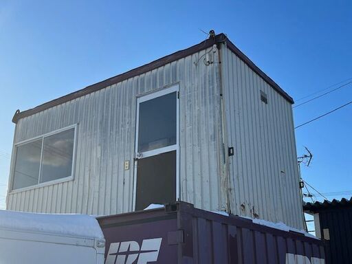 早いもの勝【格安】ユニットハウス スーパーハウス　プレハブ　4500×2200×2400　江別市角山発 早いもの勝【格安】ユニットハウス スーパーハウス プレハブ 4500×2200