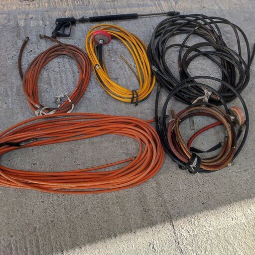 動作未確認 ホース付き エンジン式 高圧洗浄機 スーパー工業 SEC-1311N  