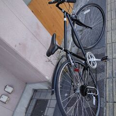 SCH700[シークレットコード]700c シティークロスバイク 6speed/ブラック