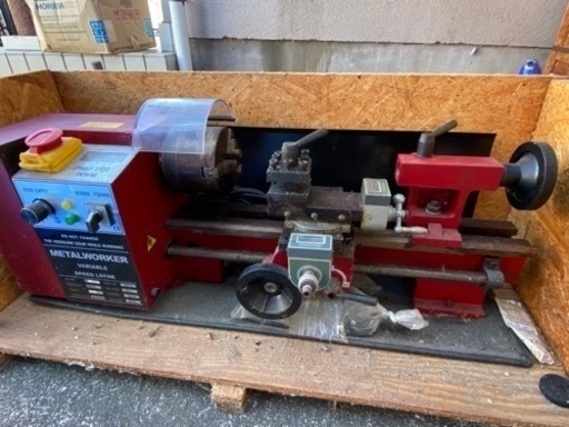 【取りに来ていただける方限定】卓上旋盤 LWORKER 取りに来ていただける方限定】卓上旋盤 METALWORKER
