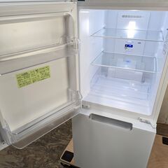 7/13終IS 2021年製 SHARP ノンフロン冷凍冷蔵庫 SJ-GD15G-W 152L 左