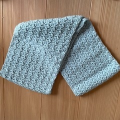 手編み　マフラー
