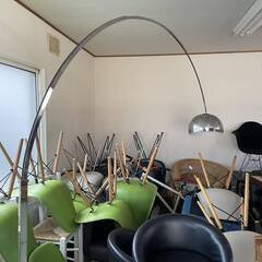 引き取り/近郊の方限定！◆ARCO/アルコランプ 大理石ベース フロアライト ミッドセンチュリー アンティーク スペースエイジ◆