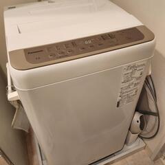 引渡し1月23日 Panasonic 洗濯機 7キロ