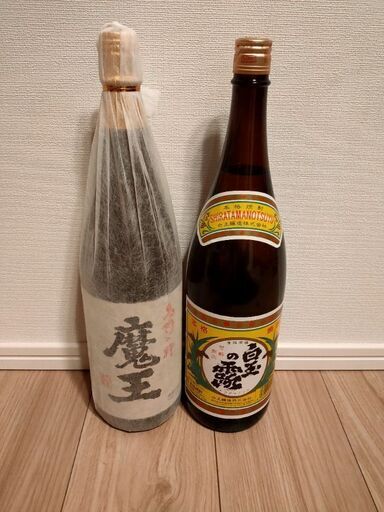 【新品未開封】２本セット/魔王/芋焼酎/25度/1800mlと/白玉の露/芋焼酎/25度/1800ml