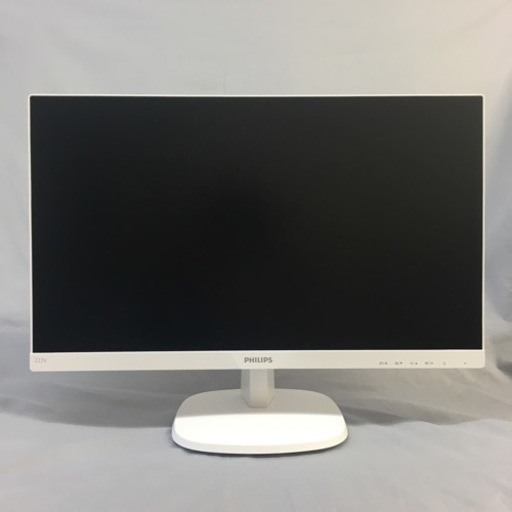 美品　パソコンモニター　ディスプレイ　液晶ディスプレー　フルHD 21.5インチ　白　フィリップス　メーカー保証