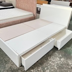 決まりました🌸セミダブルベッドとマットレスセット✅設置込み🚘配達可能