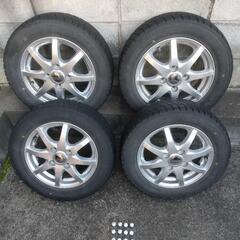 スタッドレスタイヤ 155/65R13 アルミホイール・ナットセット