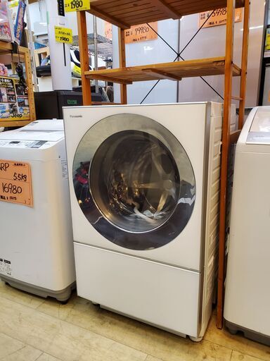 Panasonic パナソニック ドラム式洗濯乾燥機 Cuble NA-VG1000L 10kg 右開き☆買取帝国 朝霞店 配達可能