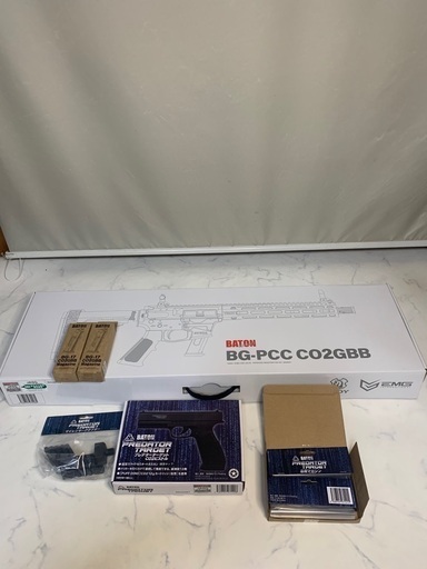 明日で一旦削除　BATON  BG-PCC  co2   GBB+プレデターターゲット