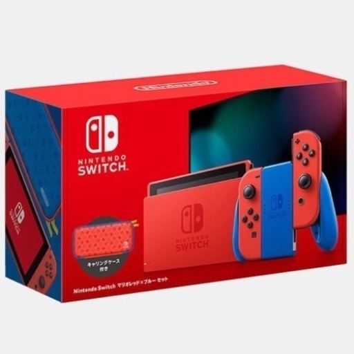 新品・Nintendo Switch マリオレッド×ブルー 本体