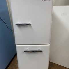 I583 🌈 レトロデザイン♪ e angle 冷蔵庫 (149L)  ⭐動作確認済 ⭐クリーニング済