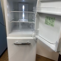 I583 🌈 レトロデザイン♪ e angle 冷蔵庫 (149L)  ⭐動作確認済 ⭐クリーニング済
