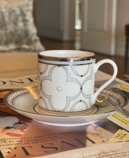 Noritake◆トレフォリオゴールド\u0026プラチナ 　カップ＆ソーサーペア