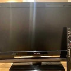 SONY BRAVIA 20v テレビ　正常に見れます😊