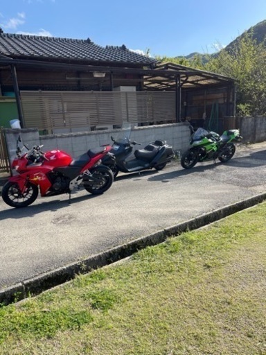 NINJA250 タイヤ前後新品 自賠責約2年付