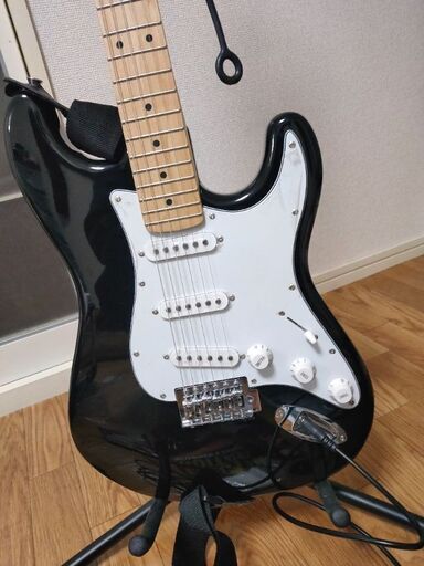 SELDER セルダー エレキギター ストラトキャスタータイプ サクラ楽器オリジナル ST-16M/BK 初心者入門13点セット