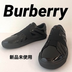新品未使用【Burberry】バーバリー/シューズ/ ブラック/...