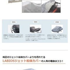 【ネット決済】ジェットスキー　ランナバウト用　保管カバー