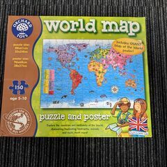 World Map puzzle and poster  (パズ...