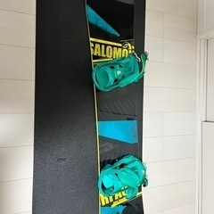 【値下げ中古】SALOMON スノーボード板 ビンディング ブーツ