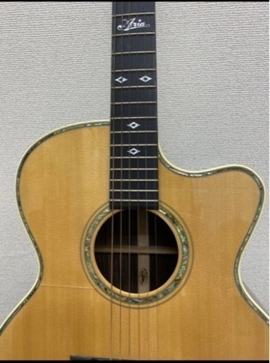 ARIA アリア最上位機種sandpiper SP1 (HIDE) 伊那の弦楽器、ギターの  