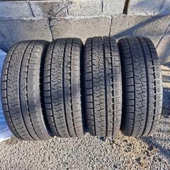 バリ溝ピレリICE ASIMMETRICO185/65R15 4本 ホイール付