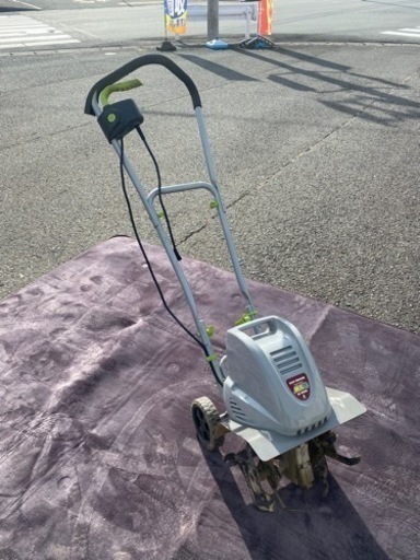 家庭用電動耕運機(超美品！) 女性でも操作超簡単！