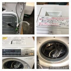 ☆中古￥17,800！Panasonic　パナソニック　6.0kgドラム式洗濯機　家電　2014年製　NA-VD120L型　幅64㎝ｘ奥行60㎝ｘ高さ96㎝　【BK391】
