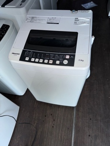 No.1800 ハイセンス　5.5kg洗濯機　2016年製　近隣配送無料