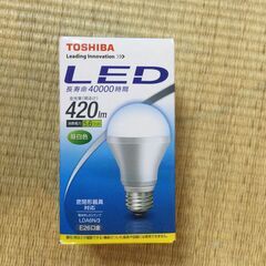 【新品】TOSHIBA　LED　電球