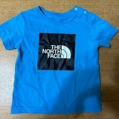 ノースフェイス　青　Tシャツ 80