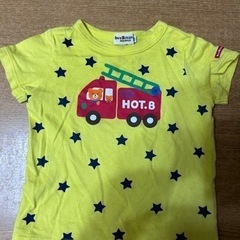 ホットビスケッツ　黄色　Tシャツ　80.