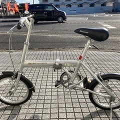 【折りたたみ自転車】ブリヂストン製　美品❗️超軽量❗️16インチ　変速なし　若林自転車　浜大津店　SALE中❗️