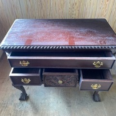 ドレッサー・鏡台・骨董品・木彫り