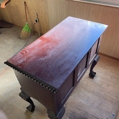 ドレッサー・鏡台・骨董品・木彫り