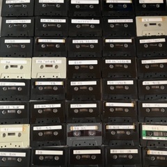 落語のカセットテープです。