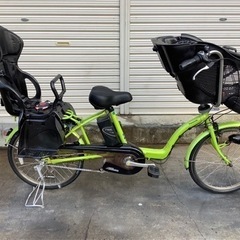 254 パナソニック新機種電動アシスト自転車gyutto mini20インチ キミドリ