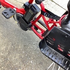 256 ブリヂストン新機種電動アシスト自転車angelino20インチレッド