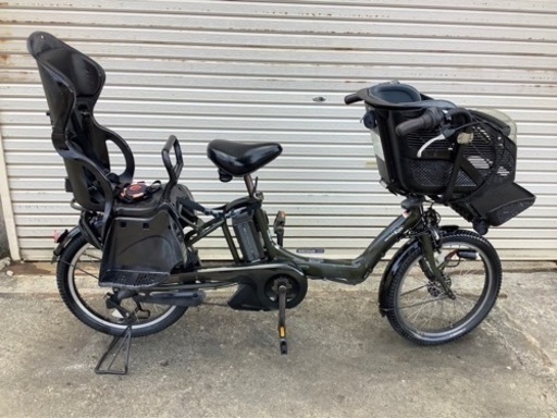 257  ヤマハ新機種電動アシスト自転車pas kiss20インチ　カーキアルミボディー