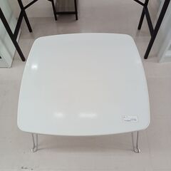 ★ジモティ割あり★  テーブル（折り畳み式） ホワイト W60×...