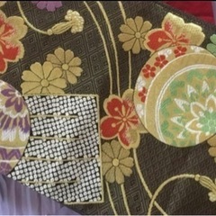 成人式 正絹友禅振袖&袋帯、バック、草履